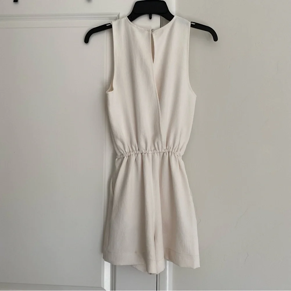 Aritzia Wilfred Rive Romper in Soft White - Picture 2 of 6